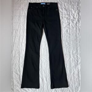 7 For All Mankind B(air) Black Mid Rise Bootcut Jeans - 31 Tall